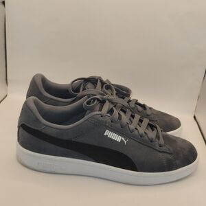 Puma Smash 3.0 Mens Grey Black White Size 8.5